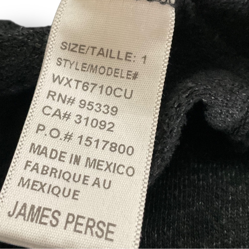 James Perse Knit Sweater Dress Sz S Wide Neck Bodycon Minimalist Gray - Picture 11 of 12
